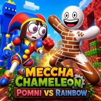 Meccha Chameleon: Pomni vs Rainbow